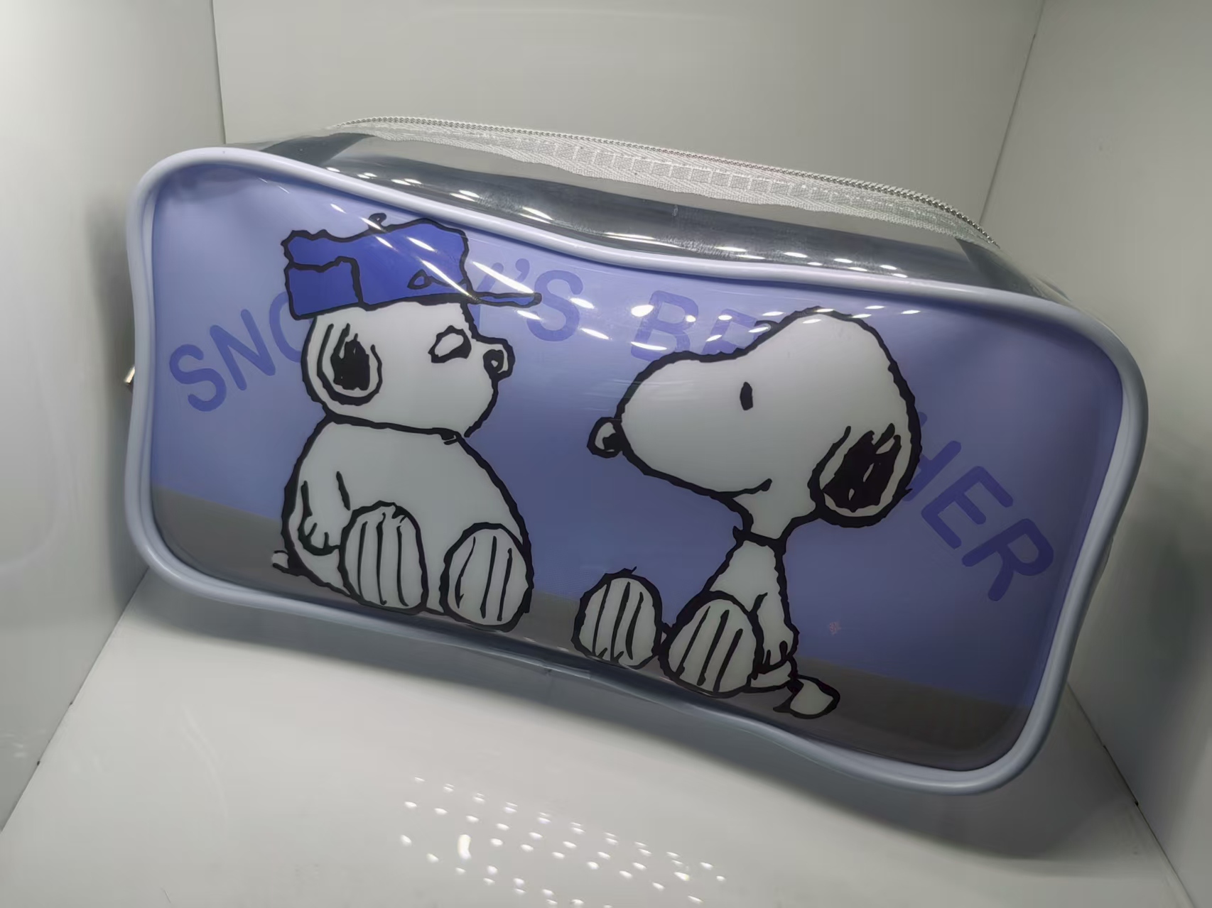 Cute Peanuts Snoopy Cartoon Pencil Case - Stylish Stationery Organizer for Kids & Fans