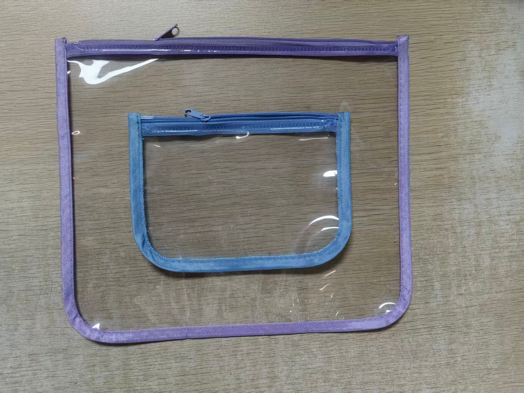 Minimalist & Practical | Transparent PVC Zipper Pouch, Make Small Items Organization Clear at a Glance