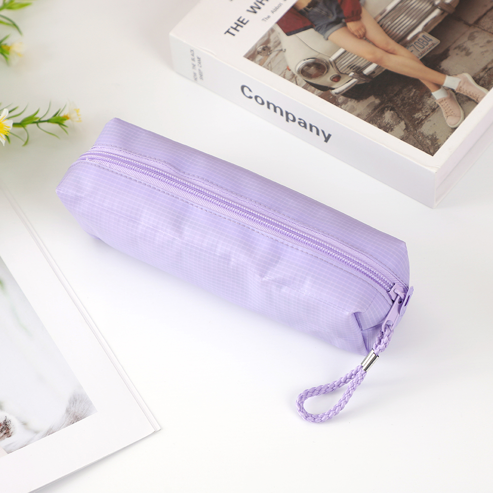 L&uuml;feng Packaging PVC Checkered Storage Bag Factory Direct Logo Printable Waterproof Portable Cosmetic Bag Customization